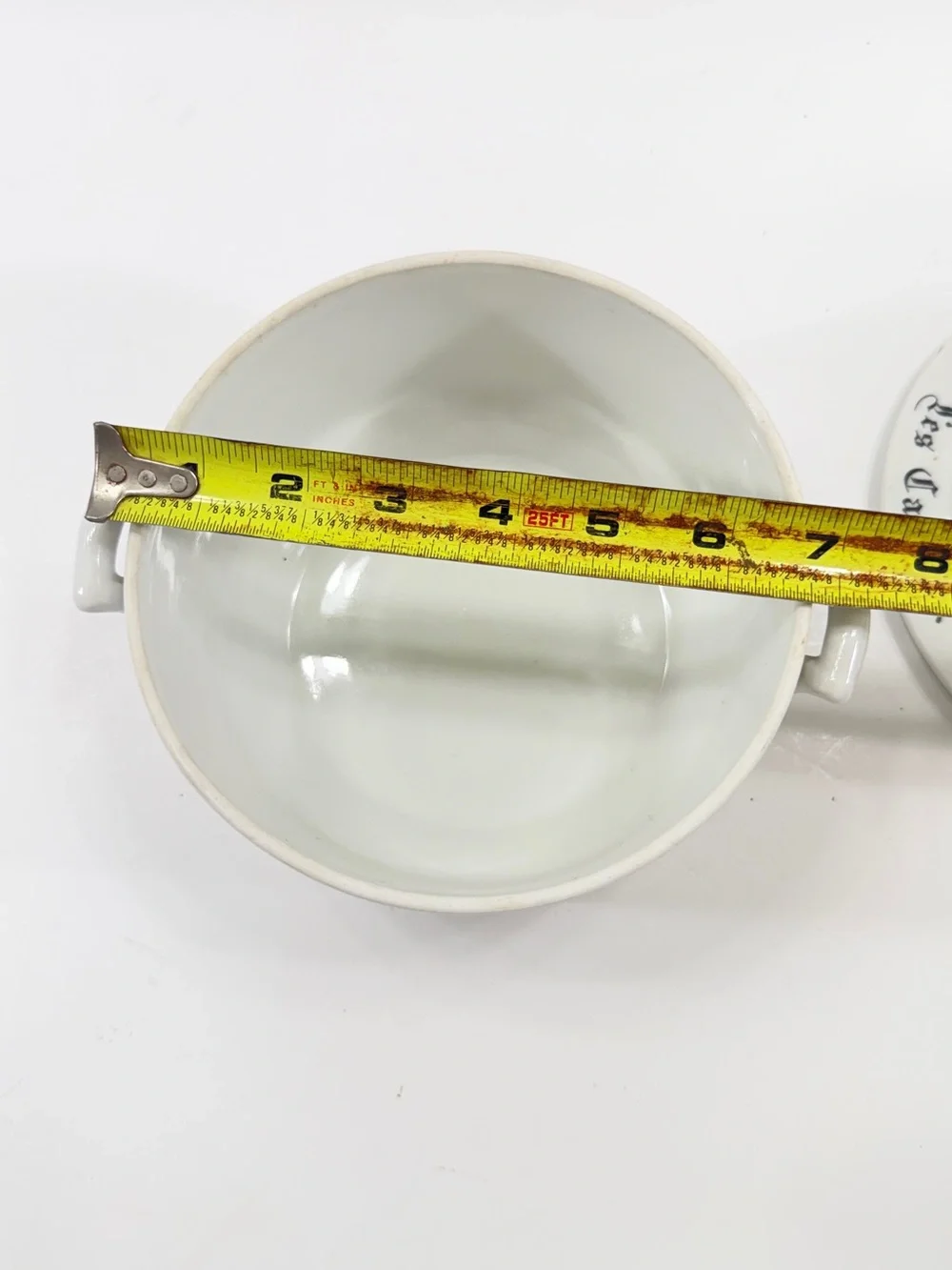 2 Qt Round Covered Casserole Chamord PORCELAINE‎ D' AUTEUIL France Discontinued